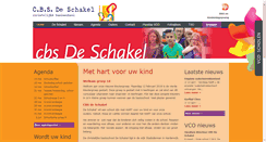 Desktop Screenshot of cbs-deschakel.nl